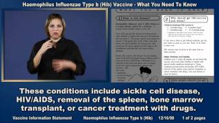 23E Haemophilus Influenzae Type B (Hib) Vaccine