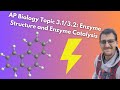 3.1/3.2 Enzyme Structure + Catalysis - AP Biology