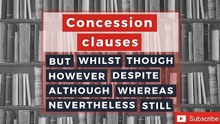 Learn English Concession Clauses