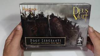 Fireforge 28mm Plastic Foot Sergeants Unboxing