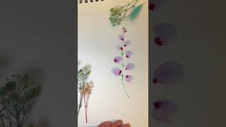 #watercolorpainting #watercolortutorial #watercolorflower #水彩花卉