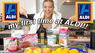 MY FIRST TIME AT ALDI // Grocery Haul 2023