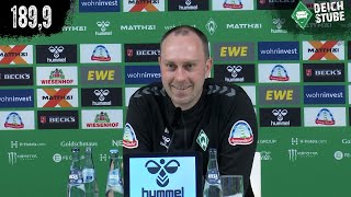 Njinmah kann gegen Stuttgart spielen: Die Highlights der Werder-Pressekonferenz in 189,9 Sekunden!