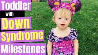 Down Syndrome Growth \u0026 Development for a  2 Year Old Toddler Girl