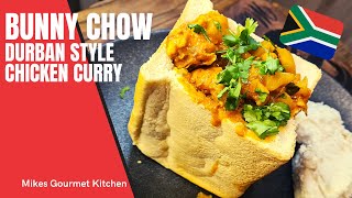 Chicken Bunny Chow | Durban Chicken Curry | South-Africa