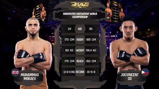 Muhammad Mokaev vs Joevincent So | FULL FIGHT | BRAVE CF 91