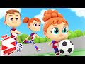 The Soccer Song | Football Song | Nursery Rhymes and Baby Songs with Super Supremes