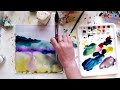 ABSTRACT WATERCOLOR LANDSCAPES   FAST, FUN AND EASY