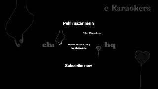 Pehli nazar mein - Karaoke(Acoustic Version) | Atif Aslam| The Karaokers