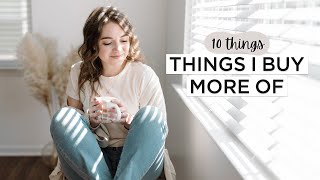 10 Things I Buy MORE As A MINIMALIST