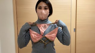 【ノーブラ下着紹介】パンツ線が見えないピンクTバック