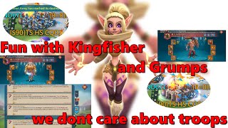 Lords Mobile - Grumps VS ONLINE RALLY TRAPS! KF Troopreduction service!