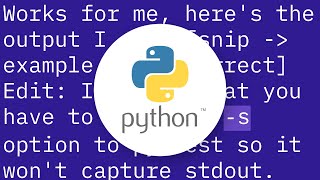 Logging within pytest tests