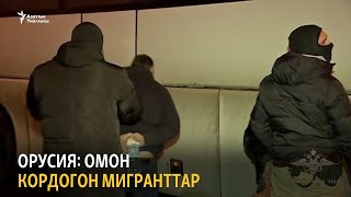 Орусия: ОМОН кордогон мигранттар