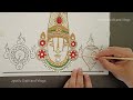 ohp sheet art try it at home diy kundan art craft venkateshwara kundan art shanka chakra namam