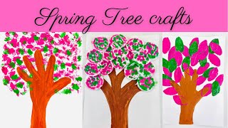 3 Easy Spring Tree crafts for kids🌷🌻🌸 | Spring craft ideas🌷🌻🌸 - Crafts with Toddler