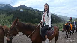 Kazakhstan Ep 6 - Kaindy Lake Horse Riding and Kolsay Lake