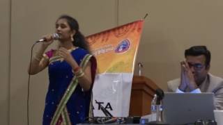 SreeChandana won Grand Finale of ATA Silver Jubilee Event at Chicago. Chandra bose is Judge