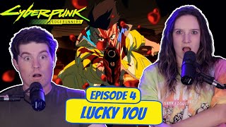 CYBERPSYCHO VS THE GANG! | Cyberpunk Edgerunners Married Reaction | Ep 1x4, 