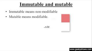 234. Immutable and Mutable in Java Programming (Hindi)