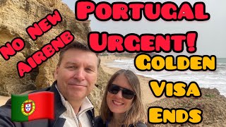 Portugal Golden Visa Ends & No New Airbnb License 2023