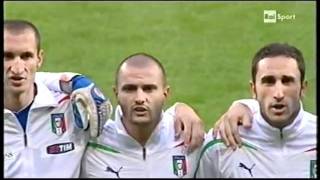 Italia-Costa d'Avorio 0-1 Inno di Mameli 10-8-2010