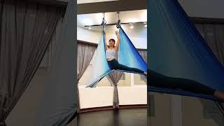 蝴蝶結🎀｜中階動作｜空中瑜珈｜Aerial yoga｜Avril’s Studio #aerialyoga #蝴蝶結