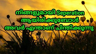 🌸 നിങ്ങളുമായി Seperation ആയിരിക്കുമ്പോൾ അവർ എന്താണ് ചിന്തിക്കുന്നു 🤔 Timeless reading