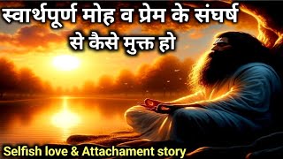 स्वार्थपूर्ण मोह व प्रेम के संघर्ष से कैसे मुक्त हो |  Selfish love \u0026 attachment bhartrihari story|