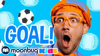 The Bubble Soccer World Cup | @Blippi - Educational s for Kids | 🔤 Moonbug Liter