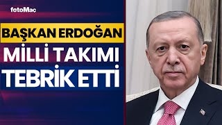 Başkan Recep Tayyip Erdoğan, Letonya Galibiyeti Sonrası Milli Takımı Tebrik Etti!