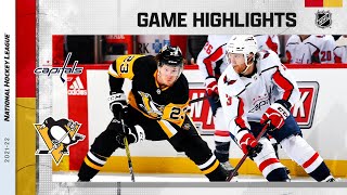 Capitals @ Penguins 2/1/22 | NHL Highlights