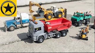Bruder TOY TRUCKS LOADERS Sand Movers (LONG PLAY)