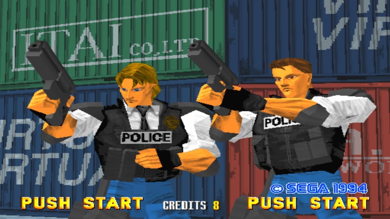 Virtua Cop - Classic Arcade Light Gun Game (Sega Model 2) - YouTube