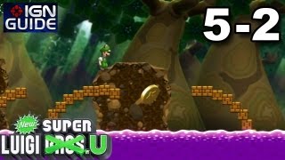 New Super Luigi U 3 Star Coin Walkthrough - Soda Jungle 2: Dancing Blocks, Poison Swamp