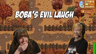 Yogs trying to do evil laugh