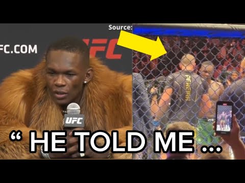 Israel Adesanya Reveals What Alex Pereira Told Him After Their Fight At ...