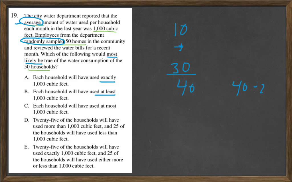 HiSET Math Free Practice Test 2 #19 - YouTube