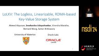 NSDI '24 - LoLKV: The Logless, Linearizable, RDMA-based Key-Value Storage System