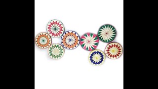 theperfectbazaar handmade Moonj grass wall decor plates #+91-9871118054