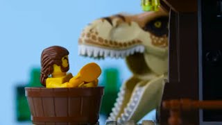 LEGO Jurassic World Dinosaur Park Escapes! STOP MOTION LEGO Dinosaurs | Billy Bricks Compilations