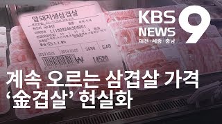 ASF 확산에…'金겹살' 현실화 / KBS뉴스(NEWS)