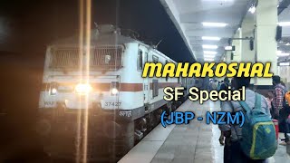 High Speed 02195 MAHAKOSHAL SF Special - Jabalpur Junction (JBP) To Hazrat Nizamuddin (NZM)