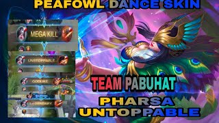 Unstoppable Pharsa | Team Pabuhat | Rank game Mobile Legends