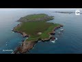 hidden beach found inside crater on island