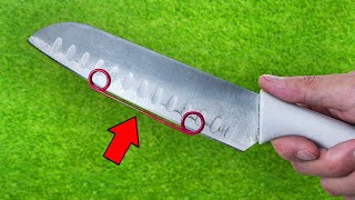 Clamping the iron rod tightly onto the blade, I regretted not knowing this sooner