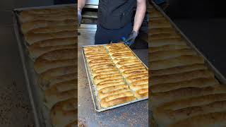 Bursa tarihi tas fırın börek #börek #food #streetfood #yemek