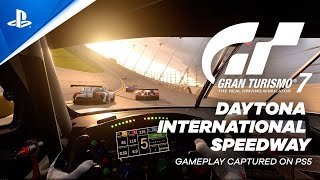 Gran Turismo 7 - Daytona International Speedway Gameplay Video | PS5, PS4