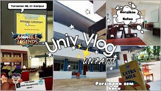 Univ Vlog 📚✨|part 1 kampus #mobilegends