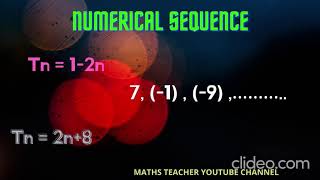 සංඛ්‍යා රටා O/L MATHS  (9 ශ්‍රේණිය ) ගණිතය   මුල් පදය  පොදු අන්තරය MATHS TEACHER